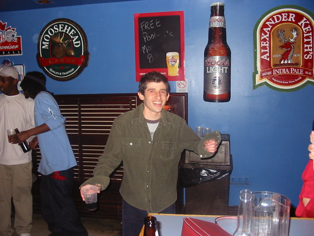 Sorry, a photo from the pub got in.  After the peace tower trip finding out why Carlos has been Mexico's 'dancing by yourself' champion for the last 3 years straight.  