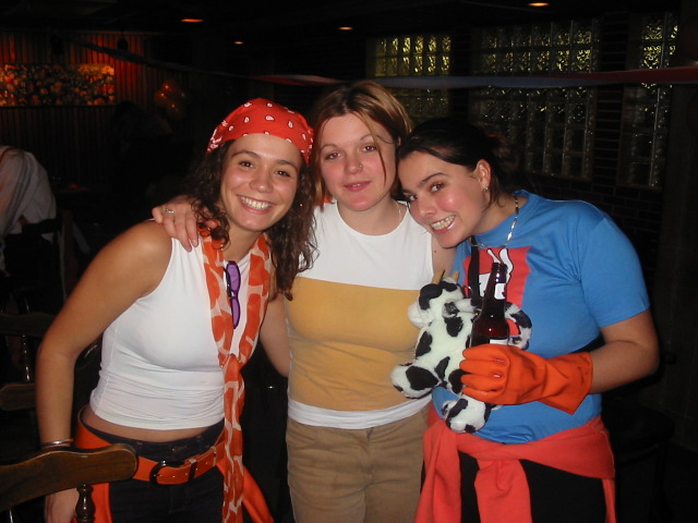Maartje (Dutch), Karolina (Austrian), and Nadine (Dutch)....