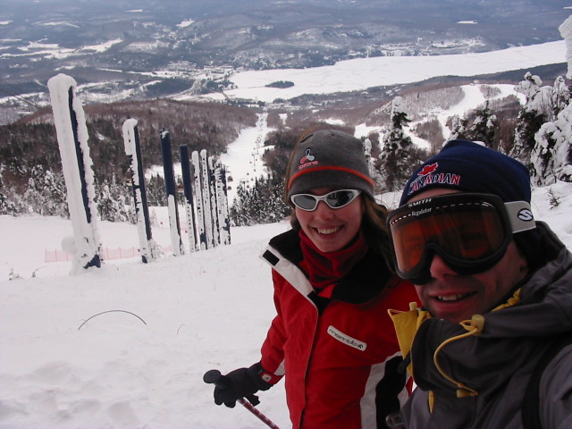 From the summit of Tremblant - sensational views.