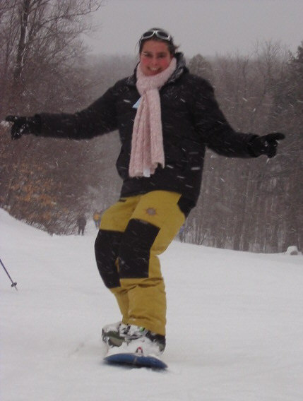 Nadine coming in for landing...