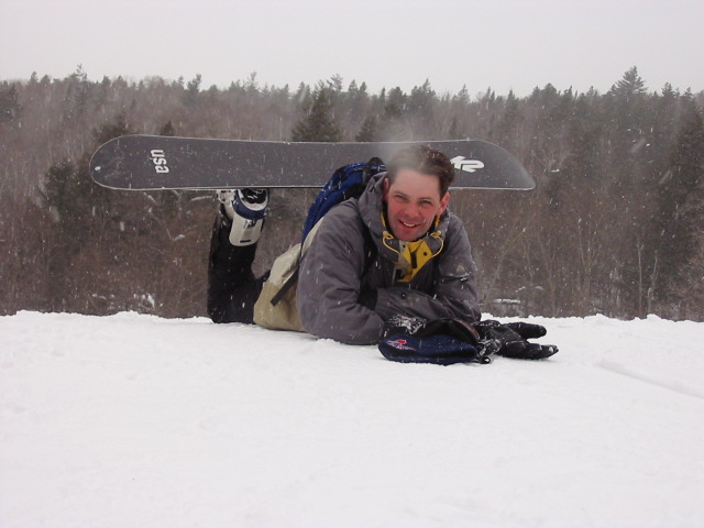 Back at home in the snow...