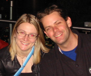 Me and Tameeka in the casino before Tim got told off in French for taking photos in a Casino...
